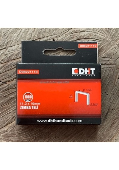 Dht Zımba Teli Boy 12 MM Mekanik Zımba Tabanca Teli Yüksek Kalite En 10.6 MM