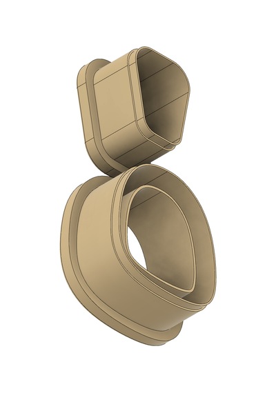 Polimer Kil Küpe Kalıbı Model 0001