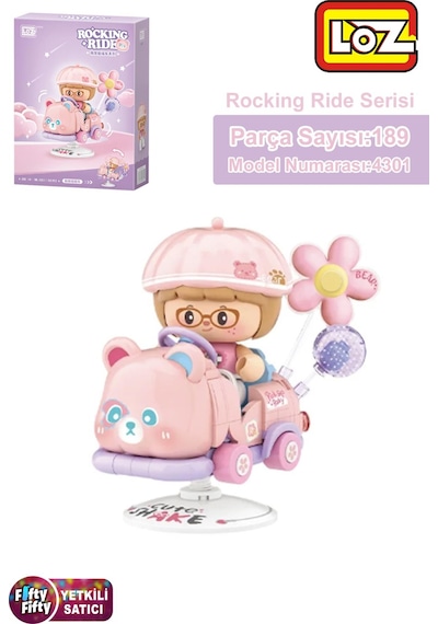 Loz Creative Serisi Sallanan Pembe Panda Modeli 189 Parça Oyuncak Yapım Seti Fflz-4301 Loz Creative Serisi Sallanan Pembe Panda Modeli 189 Parça Oyuncak Yapım Seti Fflz-4301