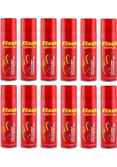 Flash Çakmak Gazı 270 Ml 12 Adet