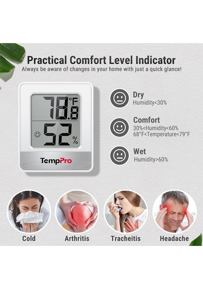 Tr Thermopro Tp49 Mini Dijital Nem Ölçer Ve Termometre