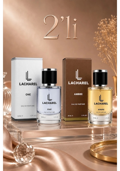 Lacharel One Ve Ambre 2'li Kadın Parfüm Seti Eau De Parfum 2x50 Ml Ferah