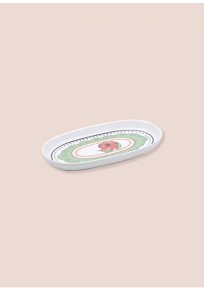 The Mia Spring Oval Servis 2li 26 Cm Çok Renkli