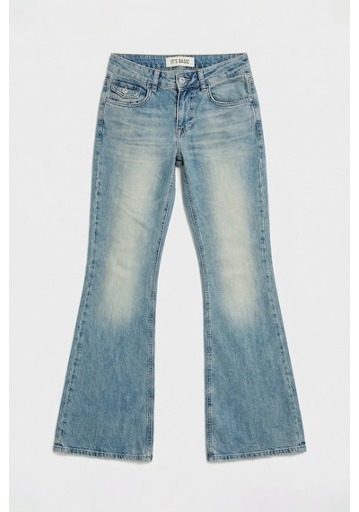 Itsbasic Kadın A.tint 4s6-32 Sln05 Mid Rise Flare Fit Orta Bel Esnek Kumaş Dnim Jean A.tınt