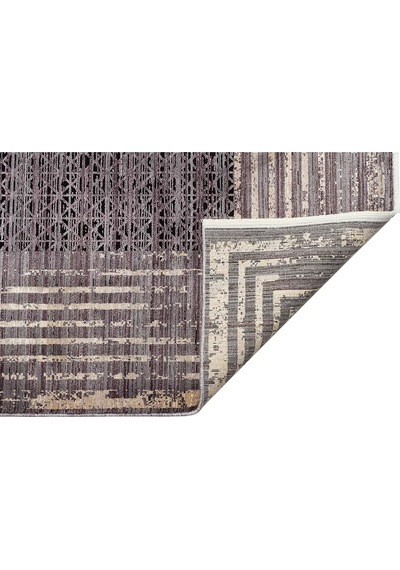 Hoom Rugs Bomonti Mhl 01 Antrasit Gold Viskon & Akrilik Modern Salon Halısı Antrasit - Gold