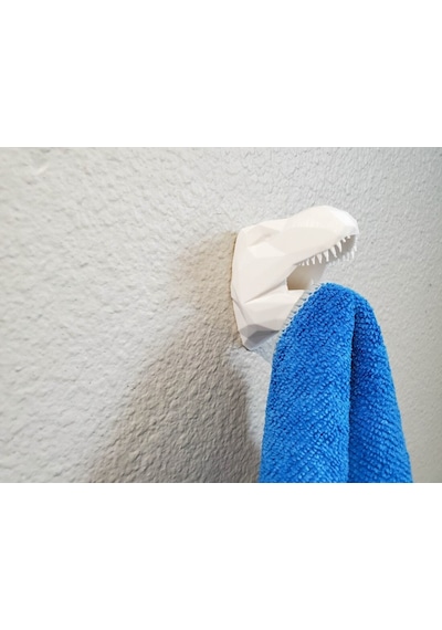 T-Rex Duvar Banyo Havlu Elbise Kıyafet Askısı Diğer