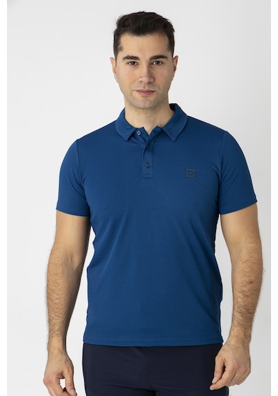 Crozwise Waffle Polo Yaka Tişört Sax 7150-17