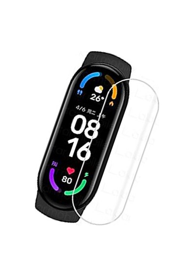 Xiaomi Mi Band 6 Uyumlu Polymer Nano Ekran Koruyucu - Şeffaf