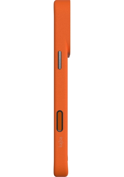 Apple Uyumlu iPhone 17 Pro Kılıf M-safeli O-ring Metal Kamera Çerçeveli Kajsa Matrix Collection Kapak Turuncu Turuncu