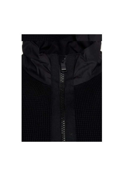 Boss Panoramica Hybrid Knit Jacket Erkek Ceket Siyah Siyah