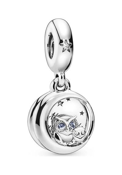Nur Silver Baykuş Gümüş Charm Nur-bl00286