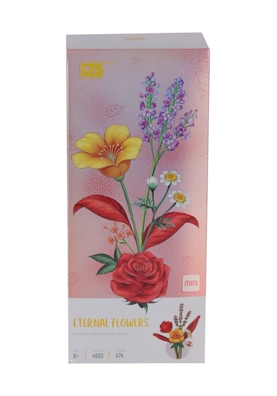 Lz4603 Loz Ebedi Çiçekler Kırmızı Gün Batımı 574 Parça Blk Oyuncak