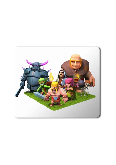 Clash Of Clans Supercell Mobile Game Baskılı Mousepad Mouse Pad