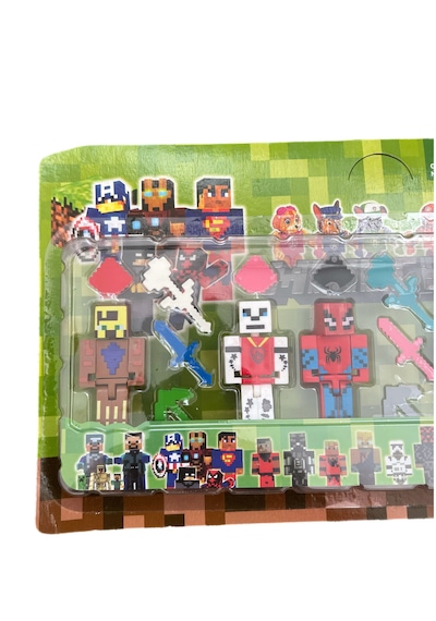 Minecraft Avengers Karakterler 6 Figürlü 7 Cm 21 Parça