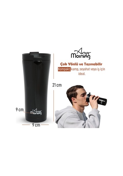 Any Morning Sı231905 Termos Mug Siyah