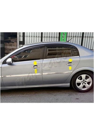Markadan Opel Vectra C Krom Kapı Kolu 2002-2009 4 Kapı  Paslanmaz