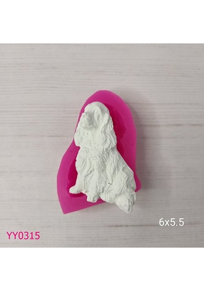 Yy0315 Oturan Golden Köpek Silikon Kalıp