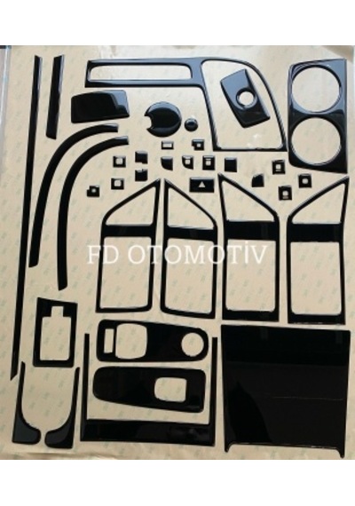 Fiat Ducato 2006 - 2019 Maun Kaplama Piano Black Renk