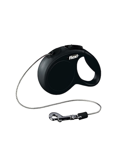 Flexi New Classic 8 Mt İpli Tasma M Siyah
