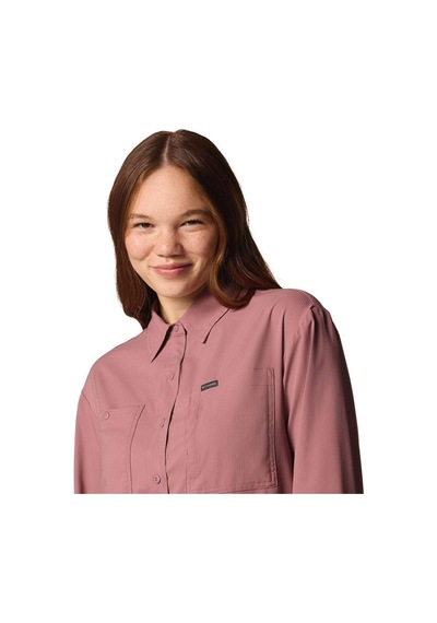 Columbia Silver Ridge Utility Ls Shirt Kadın Uzun Kollu Gömlek Ak9910 Mistik Mor