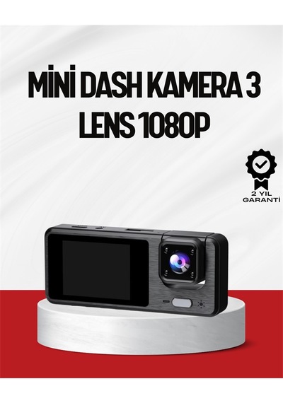 Techmrt 3 Kameralı Dvr Araç Kamerası Tam Güvenlik, Tam Kapsama