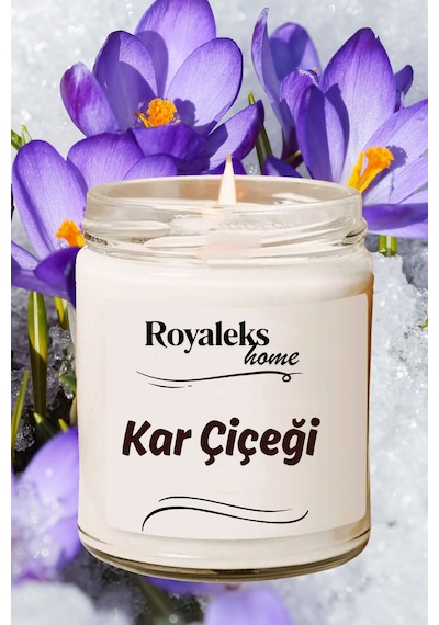 4 Adet Doğal Özel Seri Kokulu Dekoratif Kavanoz Mum 4x210 Cc - Bahar Seti - Ryl Çok Renkli