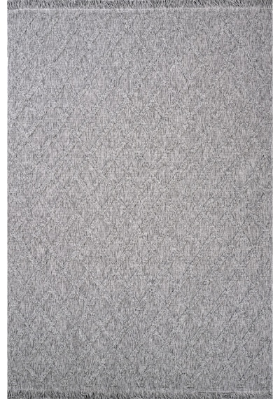 Kaşmir Halı Kilim/Jüt Belek Gri 100x300 CM Salon Mutfak Halısı Yolluk Kilim