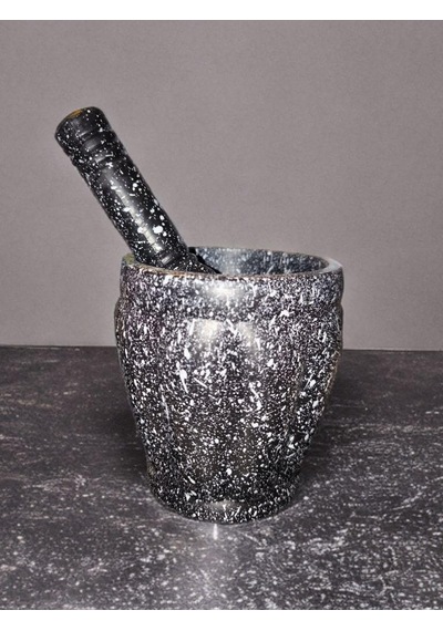Granit Görünümlü Havan Ve Tokmak Seti, Baharat Öğütücü, Sarımsak Ezici, Çok Amaçlı Mutfak Havancısı, Ant