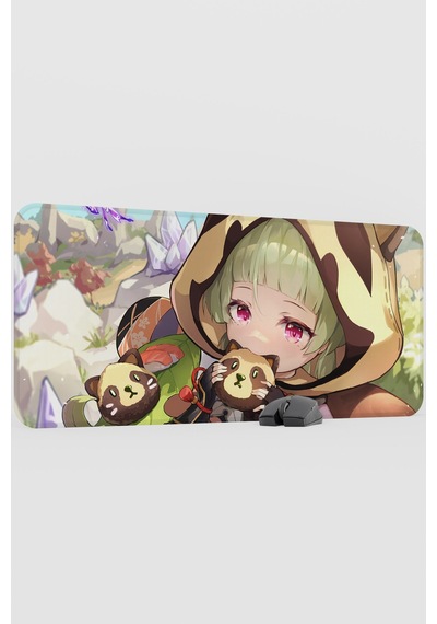 Sayu Genshin Impact Anime Oyuncu V1 - 90x40 Xxl Gaming Mouse Pad Fare Altlığı