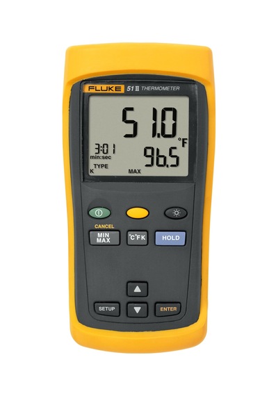 Fluke 50 Serisi Iı Dijital Termometre, 3 Aa Pil, -418 İla +2501 Derece F