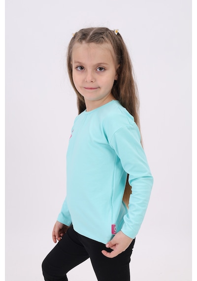 Toontoy Kids Toontoy Kız Çocuk Sweet Baskılı Tişört Mint Yeşili
