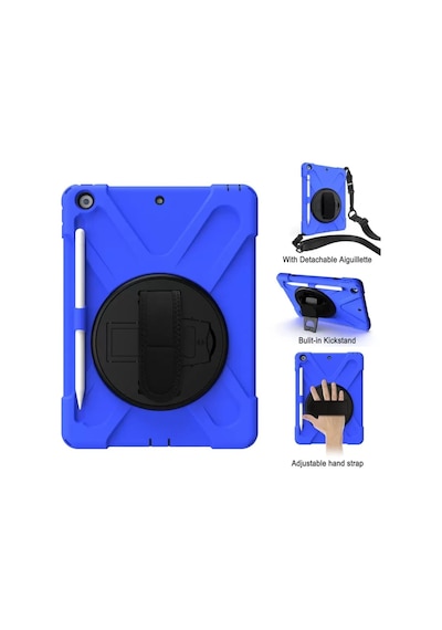 Newface Apple İpad 5 Air 9.7 Kılıf Amazing Tablet Kapak - Mavi