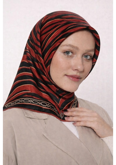 Levidor Kristal Eşarp - 06102 Kırmızı-05