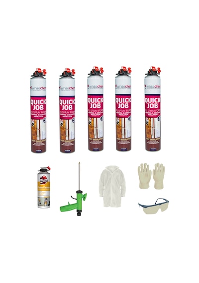 Yalıtüp Whitechem Poliüretan Isı ve Ses Yalıtım Köpük 5adetx930gr