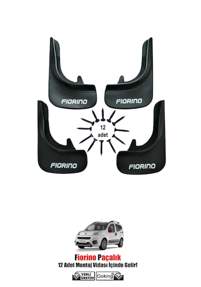 Doblo Paçalık Çamurluk Tozluk 4 Lü Set Ve 12 Adet Vida