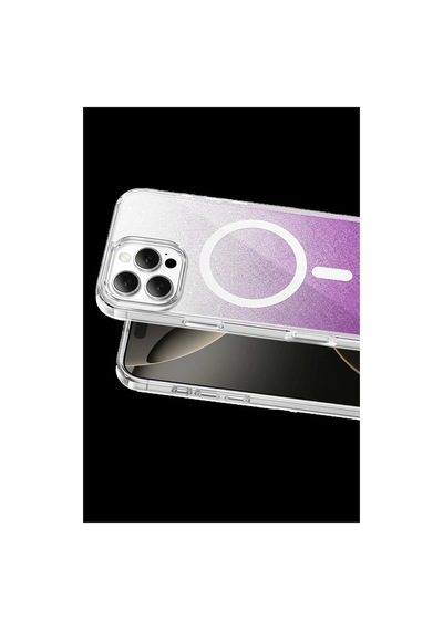 Onegif Apple iPhone Uyumlu 16 Pro Max Sora Simli Magsafe Kapak - Mor İtdark56712