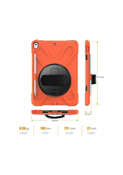 Apple iPad Uyumlu, Pro 10.5 Air10.5 2019 Kalem Yerli Standlı Zırh Kılıf Shockproof Case- 5775