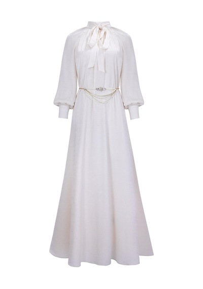 Senna Emma Dress Ekru Ekru