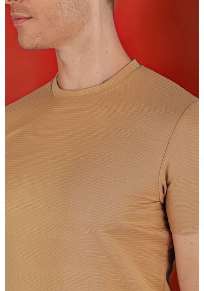 Efor Ts 852 Bej Spor T-shirt Bej