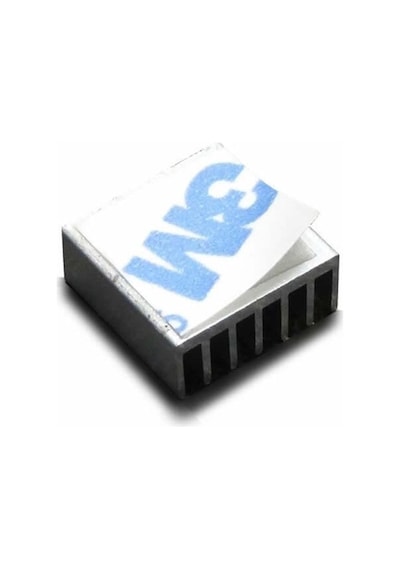 14x14x6mm Aluminyum Soğutucu Siyah M3 Yapıştırma Etiketli Raspberry Xbox Chipset Ekran Kartı Ram