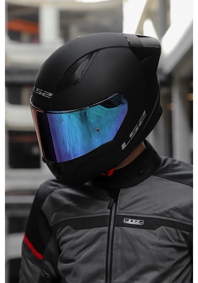 Ls2 Rapıd Race Kask Gökkuşağı Camlı Mat Siyah