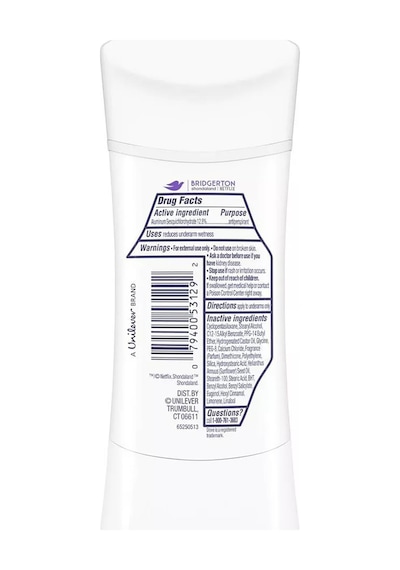 Dove Bridgerton Whispering Wisteria Antiperspirant Stick Deodorant 74gr