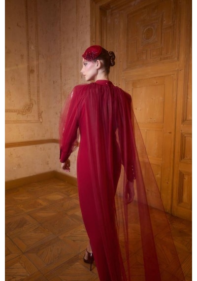 Senna Vanessa Dress Bordo Bordo