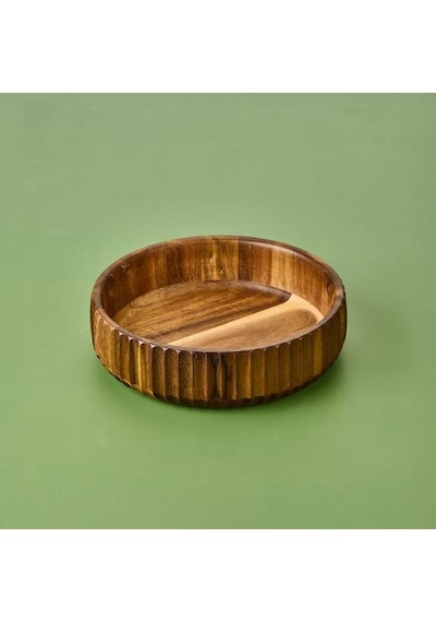 Mien Akasya Curve Kase - Kahverengi - 22 Cm Kahverengi
