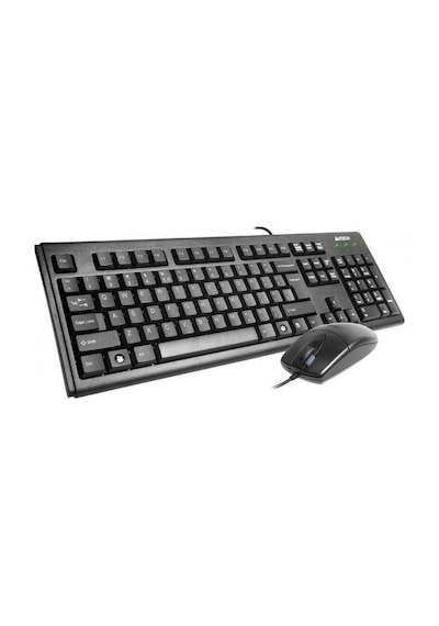 A4 TECH KM-72620D TÜRKÇE USB MULTİMEDYA SİYA   Q KLAVYE+MOUSE