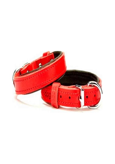 Doggie Comfort Deri Köpek Boyun Tasması Sbt-2510 Kırmızı