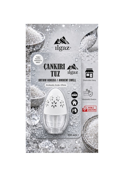 Ilgaz Çankırı Tuz Kokulu Araç, Wc, Oda Ve Ortam Kokusu 100 Ml Ferah Kalıcı Kavanoz Koku Diğer