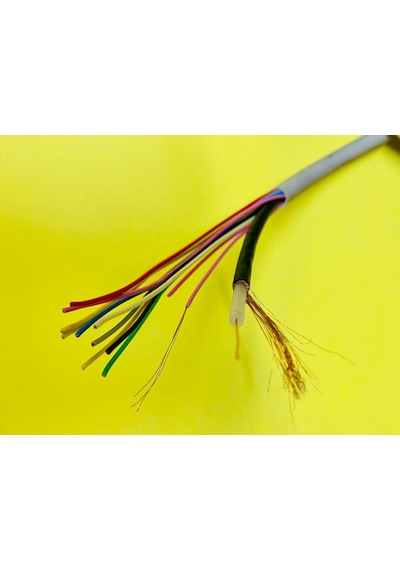 Audio Görüntülü Diafon Kablosu G-10 12 0.25+75Ohm