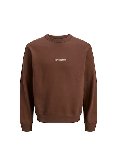 Jack & Jones Jornorrebro Emb Sweat Crew Noos Deep Mahogany Deep Mahogany