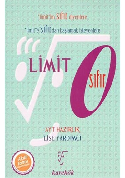 Karekök Yayınları Ayt Hazırlık Limit  Sıfır